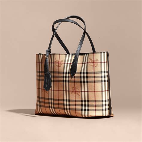 burberry black tote sale|burberry haymarket tote medium.